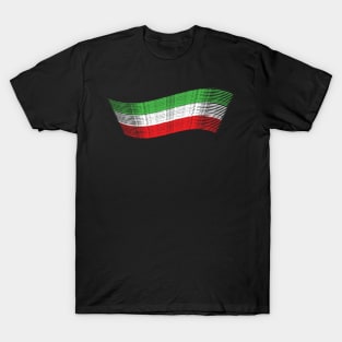 Italy Flag Design BY OverView. T-Shirt